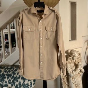 Ralph Lauren Khaki long sleeve button up